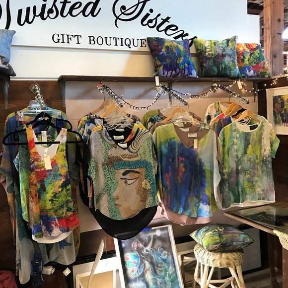 FINAL PRICE: (4) "7-Ball" Waterfall Clothing, Purse, Scarf Wall Display Hardware - Picture 5 of 5